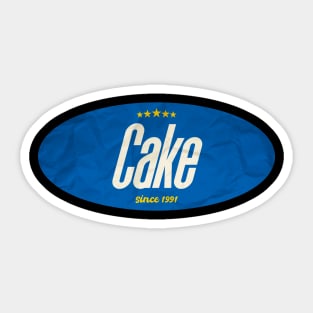 Vintage Cake Sticker